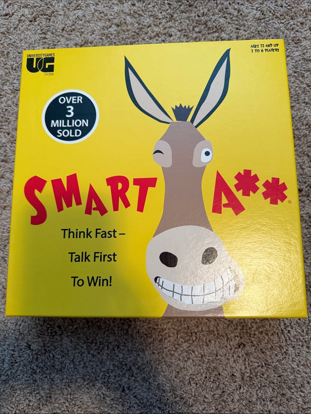 Board Game - Smart A**- only used once - Like New